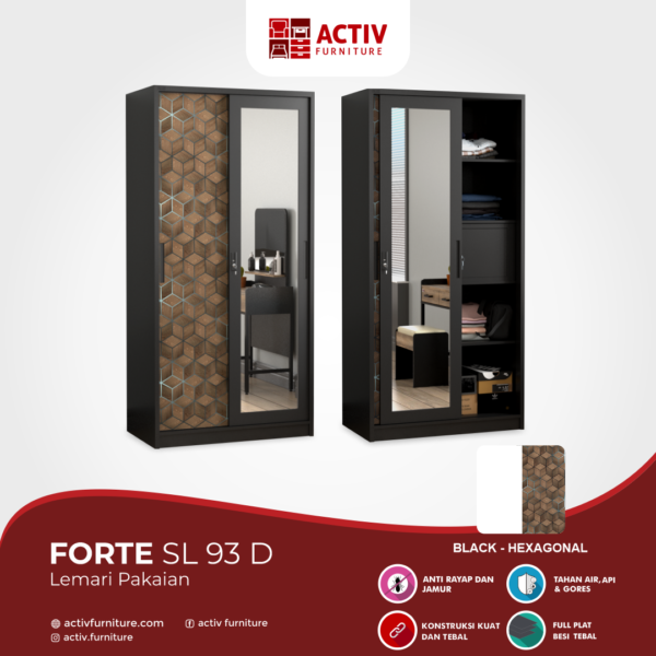 4.-NPL-Forte-SL-93-D Lemari Pakaian Besi Activ Forte SL 93 D