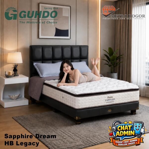 Kasur Guhdo Springbed Sapphire Dream ( Fullset )