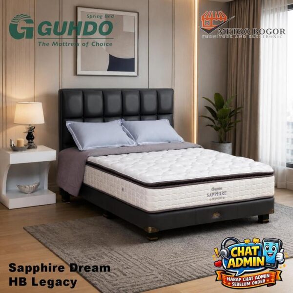Kasur Guhdo Springbed Sapphire Dream ( Fullset )