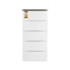 putih1 Cabinet Plastik Lemari Plastik 5 laci Olymplast ODC 05