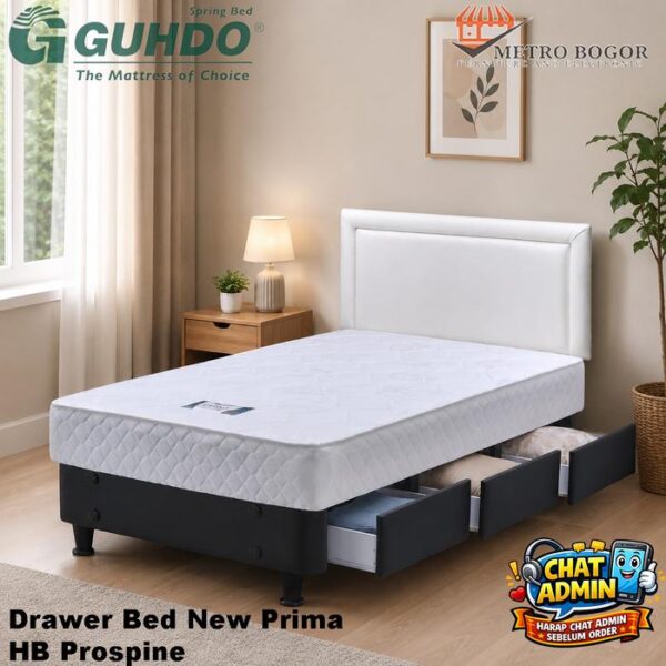 9cf333ba7f614db4b311f14143a762bf~tplv-aphluv4xwc-resize-jpeg_700_0 Spring bed Laci Guhdo Drawer Bed New Prima HB Prospine full set