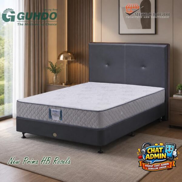 Kasur Guhdo Springbed New Prima HB Rosela Full set