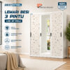 Lemari Pakaian Besi 3 Pintu Beststeel LSB 3P Pola