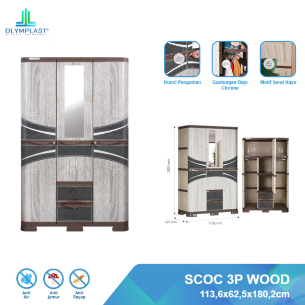6dccdfec-2077-4b5d-9370-f30bde429b9d.png~tplv-aphluv4xwc-white-pad-v1_1600_1600 Lemari Plastik Olymplast SCOC 3P Wood