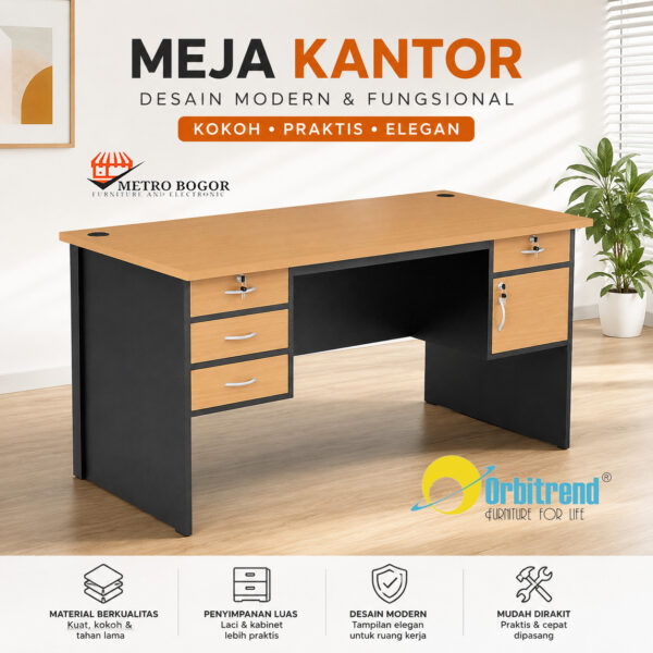 sadasgfsrg Meja Kantor 1 Biro Orbitrend NST 1080