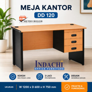 79bf16bb-7cd4-4f30-a81b-8ab9cd684c99 Meja Kantor 1/2 Biru Indachi DD 120