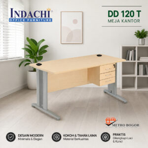sdasfdf Meja Kantor 1/2 Biro Indachi DD 120 T