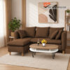 EMERALD BROWN Sofa L Luxury