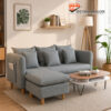 EMERALD MID GREY Sofa L Luxury