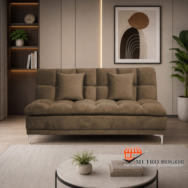 LUXURY DARK BROWN Sofabed Luxury