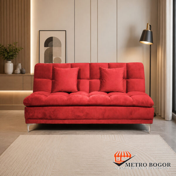 LUXURY RED Sofabed Luxury