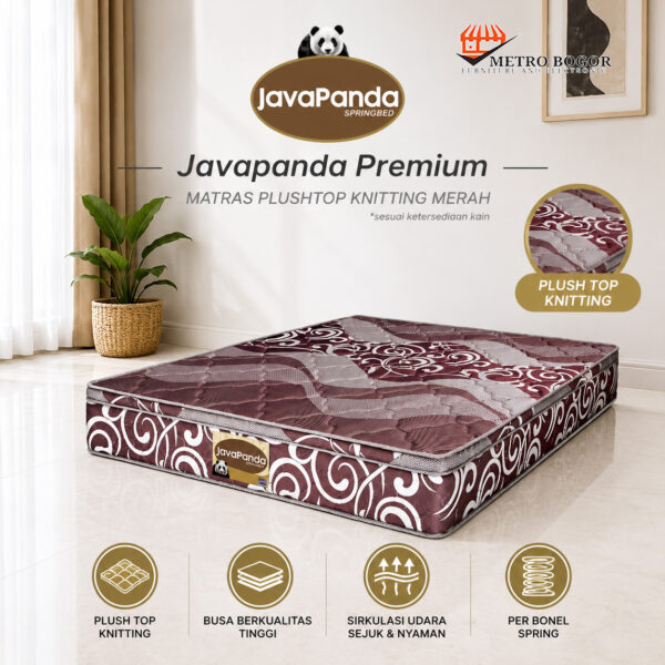 Kasur Springbed by Javaland Javapanda Premium Plushtop ( Kasur Saja )