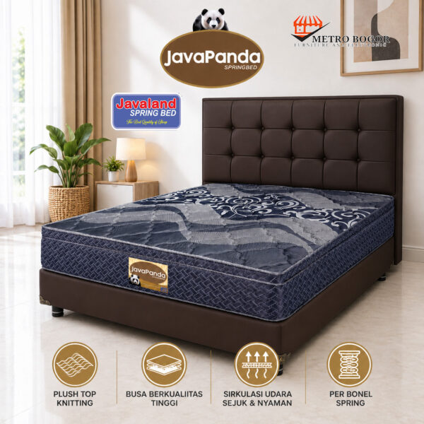 Kasur Springbed By Javaland Javapanda Premium Plushtop ( Full set )